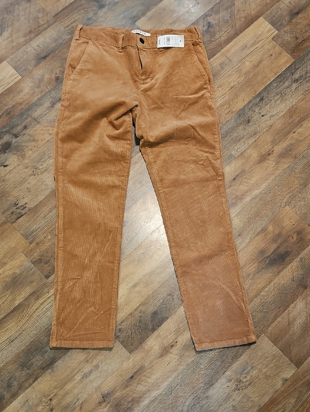 👖PacSun Men's Corduroy Pants in Tan Brown